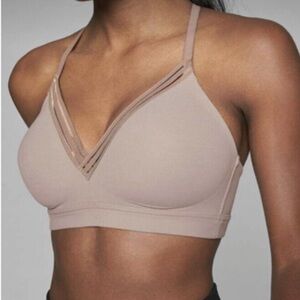 Athleta Powervita Everday Seamless Tan Bra